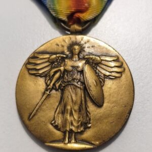 US WWI Victory Medal, 5 Campaign Clasps