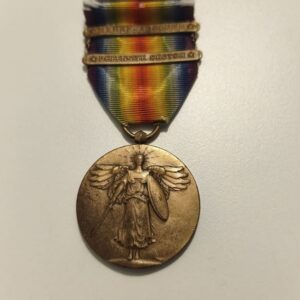 US WWI Victory Medal, 2 Clasps