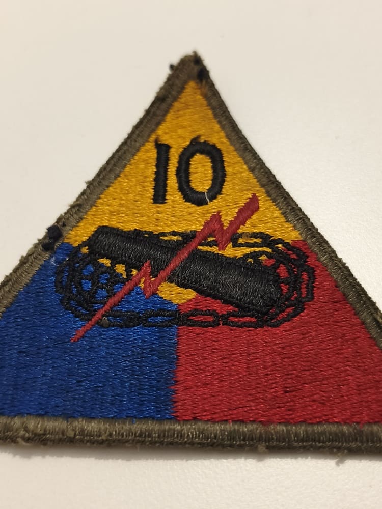 US 10th Armored Division Patch, WWII - Image 2