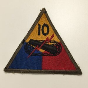 US 10th Armored Division Patch, WWII