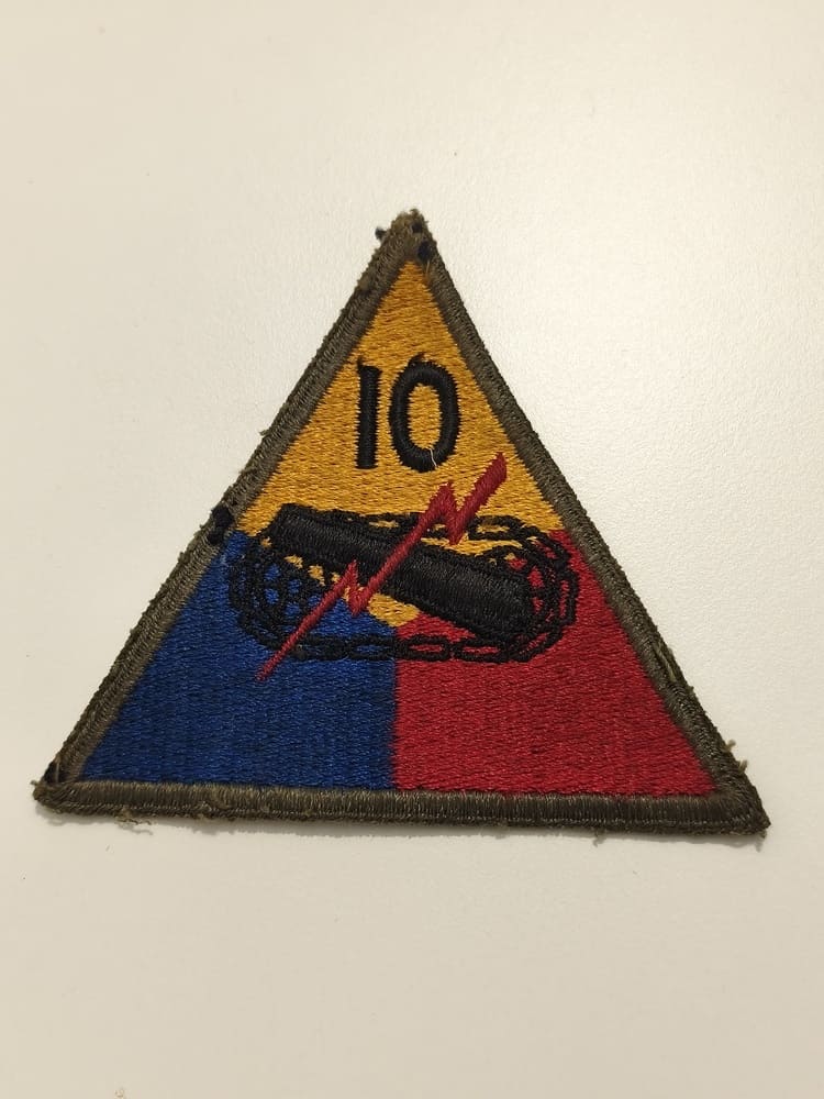 US 10th Armored Division Patch, WWII