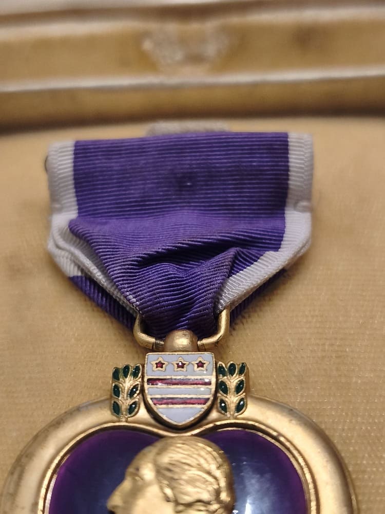 Purple Heart Awarded to a Soldier of the 80th Infantry Division, Battle of Kassel 1945 - Image 3